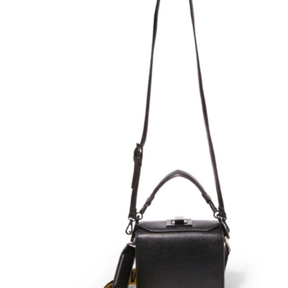Steve Madden Black Crossbody Bag with 2 straps short and long